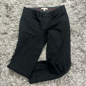 Women's size 6 Banana Republic Black SLOAN straight leg dress pants